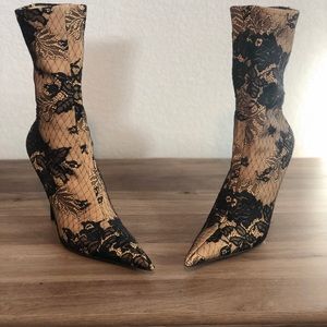 Balenciaga Knife Lace Boots